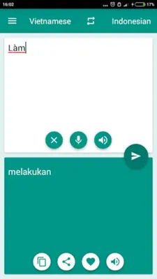 Indonesian-Vietnamese Translat android App screenshot 0